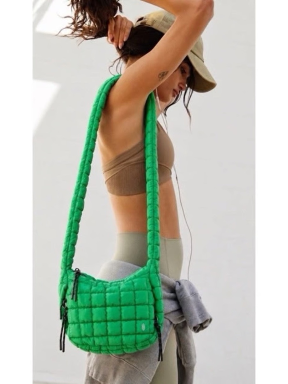 Free People Movement Quilted Baby Carryall Sling Bag NWT